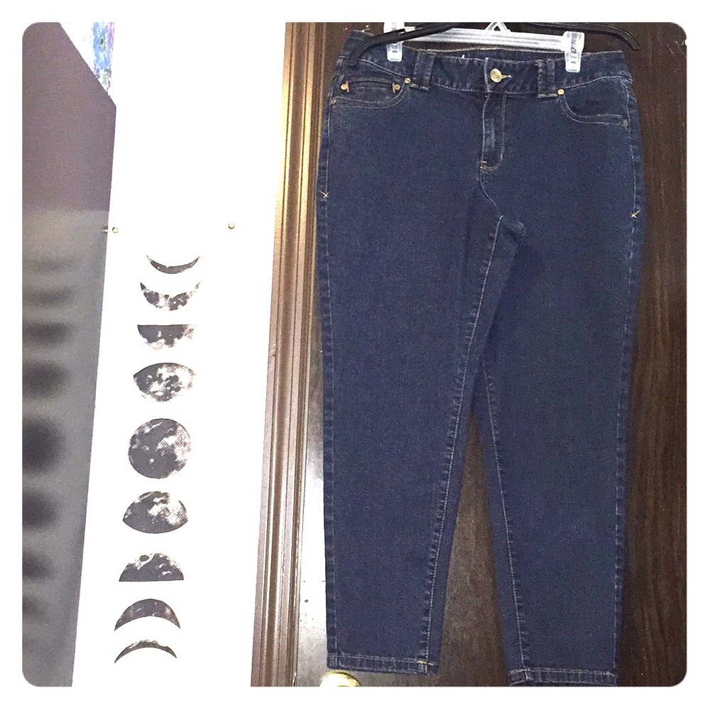 🦋Lane Bryant genius fit skinny jeans. Size 14P.
